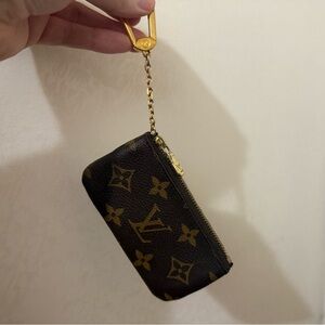 Louis Vuitton Brown and Gold Key Holder